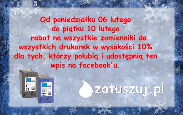 Tanie zamienniki do drukarek - 10% rabatu na wszystko - Tanie zamienniki do drukarek - 10% rabatu na wszystko Bytom