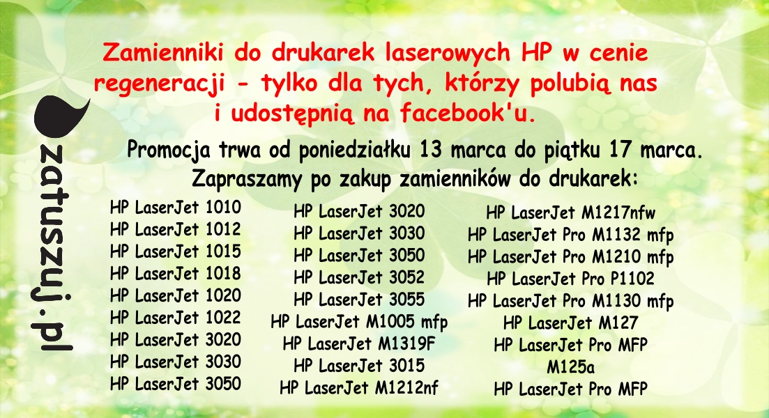 Zamienniki hp 12a, hp 85a, hp 83a - Zamienniki hp 12a, hp 85a, hp 83a - promocja Bytom
