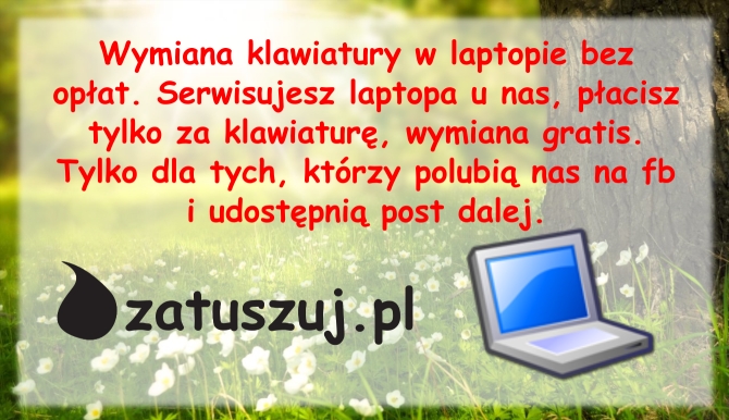 Wymiana klawiatury w laptopie - Wymiana klawiatury w laptopie - Bytom