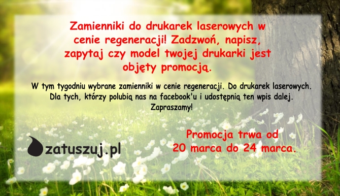 Zamienniki w cenie regeneracji -  promocja - Zamienniki w cenie regeneracji -  promocja - promocja Bytom